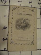 Original Vintage 1800's The PLEASING INSTRUCTION american tract society 16pgs  picture