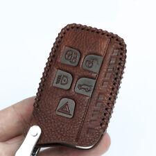 For Range Land Rover Jaguar AccessoriesLeather Car Key Fob Case Cover Holder Bag picture