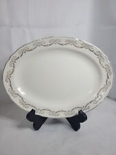 Knowles Serving Platter Antique Semi Vitreous Circa Porcelain 1875 picture