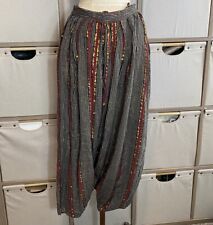 Sultana By Adini Vintage Stripe Harem Pants One Size Pre Owned  picture