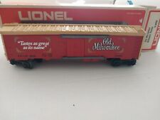 Lionel 6-9856 O Gauge Old Milwaukee Beer Billboard Reefer Car EX/Box picture
