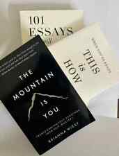 Brianna Wiest 3 book set : Mountain is you + 101 essay + this is how you heal PB picture