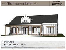 1,531 SQ FT Ranch House, 50'-5
