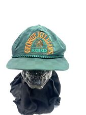 VTG George Killian's Irish Red Beer Green Nylon Strapback Made In USA Hat Cap picture