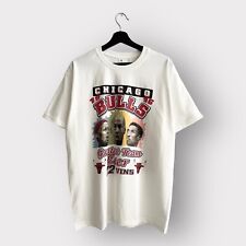 Vintage 90s Style  Chicago Bulls NBA Champs Greatest Team Ever T-Shirt Sz L picture