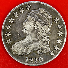 1830 CAPPED BUST HALF, LETTERED EDGE picture