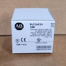100-FA31 New Allen Bradley Auxiliary Contact Factory Sealed 100FA31 picture