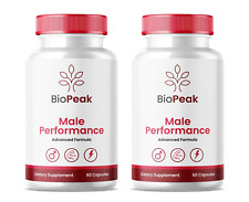 Biopeak Male Enhancement bio peak male supplement 120 Caps 2 Bottles BiggerD New picture