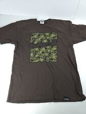 Vintage HUMBOLDT COUNTY Brown Short Sleeve T-Shirt Shirt Men L Large Woods Green picture