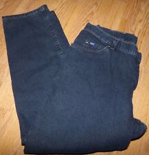 NWT LEE ORIGINAL JEANS WOMENS SIZE 16W DARK WASH STRAIGHT RELAXED SEAT THIGH picture