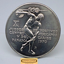 1970 Panama Silver 5 Balboas - #C35313NQ picture