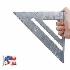US 7-inch Measuring Triangular Ruler, Speed Square Layout Tool Protractor picture