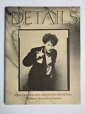 Details Magazine November 1984 ~ Malcolm Mclaren, Julian Beck picture