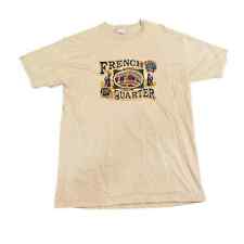 Vintage New Orleans French Quarter Salem T-shirt Large 100% cotton #80s #90s picture