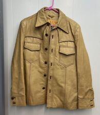Vintage pioneer wear leather jacket XL western picture