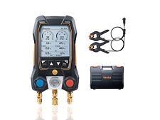Testo 550s Digital Manifold Kit & Fixed Cable Clamp Temperature Probes 0564 5501 picture