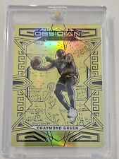 2022 Panini Obsidian DRAYMOND GREEN Gold Flood SSP /10 Golden State Warriors picture