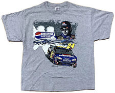Jeff Gordon 24 Pepsi Racing T-Shirt Size XL Heather Gray 90/10 Excellent picture
