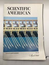 VINTAGE SCIENTIFIC AMERICAN MAGAZINE APR 1981 ANCIENT OARED WARSHIPS picture