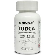 TUDCA 500mg x 60 Capsules -  Tauroursodeoxycholic Acid Liver Support Detox PCT picture