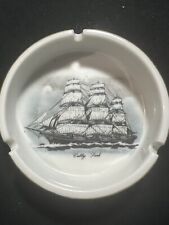 vintage cutty lark ship print ash tray picture