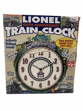 Vintage Lionel 100th Anniversary Wall Clock Train Railway Collectible  whoo whoo picture