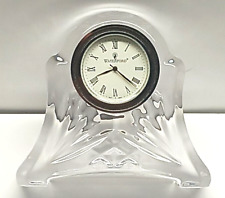 Vintage Waterford Crystal Small Heritage Abbey Classic Mantle Clock SHOW PIECE picture