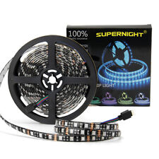 16.4ft 5M SMD 5050 LED Strip Lights Waterproof 300LED Black PCB RGB Light Strips picture