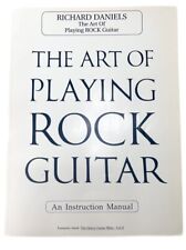 RARE The Art Of Playing Rock Guitar An Instruction Manual Book Richard Daniels picture
