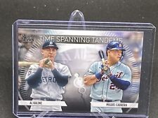 2023 Topps Update Time Spanning Tandems #TS-25 Miguel Cabrera, Al Kaline Tigers picture