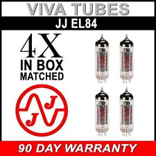 Brand New Matched Quad (4) JJ EL84 6BQ5 Fully Tested Guaranteed Vacuum Tubes picture