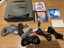 SEGA Saturn Console Gray Color & Controller with games Japan picture
