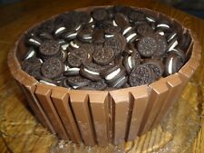 MOIST, DECADENT, CHOCOLATY HOMEMADE CHOCOLATE KIT KAT OREO CAKE (2 LAYERS) picture