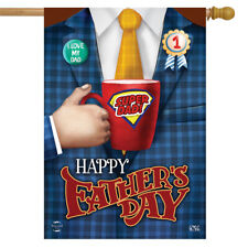 Super Dad Father's Day House Flag 40