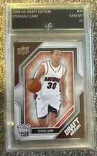 2009 Stephen Curry Rookie Card UD Draft Edition#34 RC EJE 10 Gem Mint Graded MVP picture
