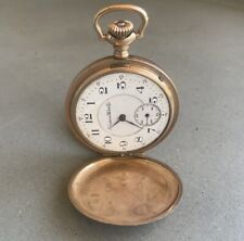 Antique 1912 Hampden Wm Mckinley 16s 17j Pocket Watch REPAIR, READ DESCRIPTION picture