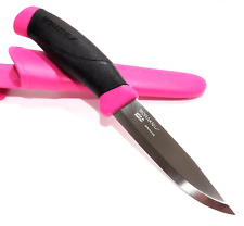 Morakniv Mora Companion Heavy Duty Magenta PINK Black Survival Utility Knife picture