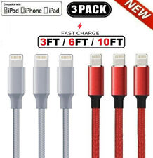 3 Pack Fast Charger USB Cable For iPhone 7 8Plus iPhone 8 11 12 13 14 Pro Max XR picture