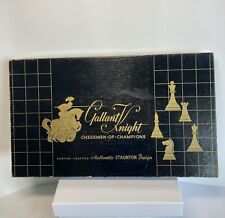 Gallant Knight Chessman of Champions Staunton Chess Set Board Game Vintage  picture