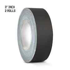 2 PACK OF GAFFERS STAGE TAPE - NO RESIDUE - BLACK - 3