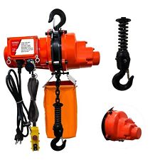 Electric Chain Hoist 1100lbs Winch 10Ft Wired Remote Control picture