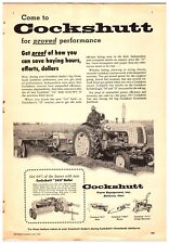 1957 Cockshutt 35 Tractor & 344 Baler Original Print Advertisement (8.5in x 12) picture