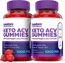 (2 Pack) Keto Core ACV Gummies - Keto Core Gummies For Weight Loss - 120 Gums picture