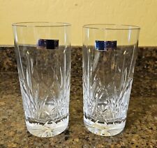 Two Waterford Marquis Brookside Crystal Highball Glasses picture