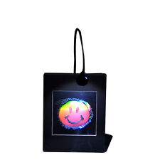 Smiley Face 2D/3D Collectible Hologram Picture - EMBOSSED - Light Desk Stand picture