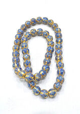 Chinese Enamel Cobalt Blue Gold Dimond Bead picture