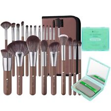 DUcare Makeup Brushes Professional with Bag 22Pcs+Oil Blotting Sheets for Face picture
