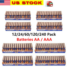 Lot of 12/24/60/120 Pack AA AAA Batteries Extra Heavy Duty1.5v Lots New Fresh picture