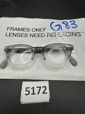 Vintage AMERICAN OPTICAL AO Transparent  Gray 42-20 Eyeglass Frame EXCELLENT picture