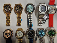 Lot of 10 Mixed New Watches some needs repair and Battery  5 Automatic 5 Quartz picture